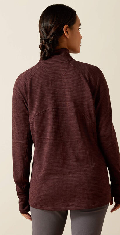 Rebar Gridwork 1/4 Zip Baselayer Back